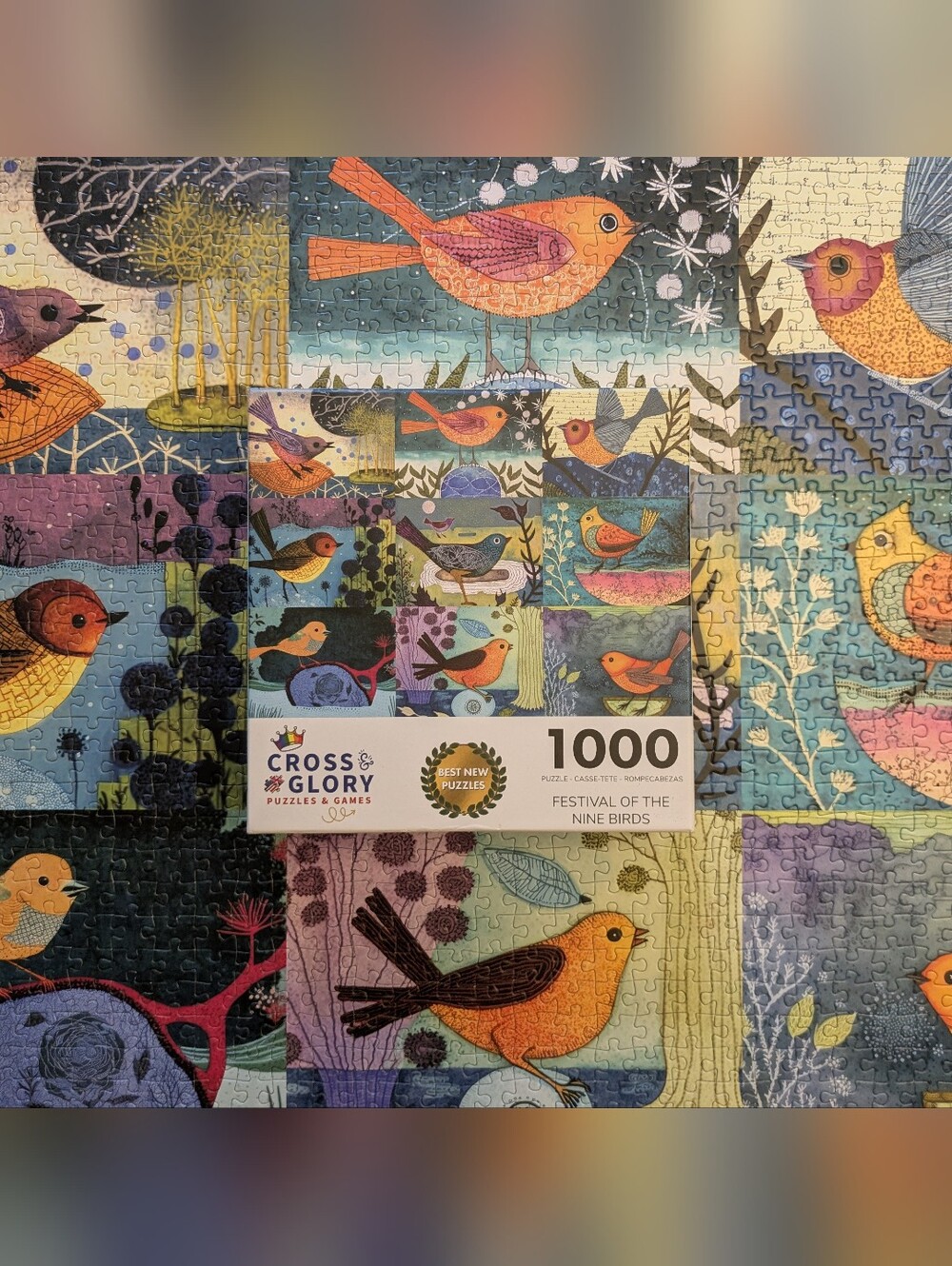 Cross And Glory 1000 Piece Puzzle - Festival Of The Nine Birds - Picture 4 of 10